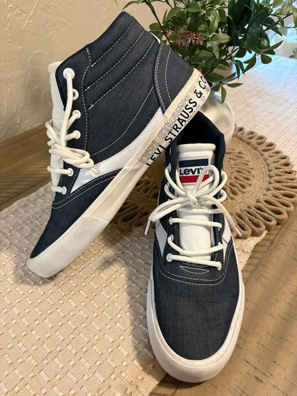 Levi's Men's Lance-CHM-GRFX Denim High Top Sneakers